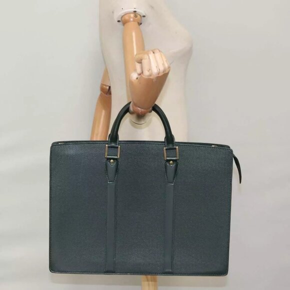 LOUIS VUITTON Taiga Porte Documents Rozan Bag - Picture 1 of 16